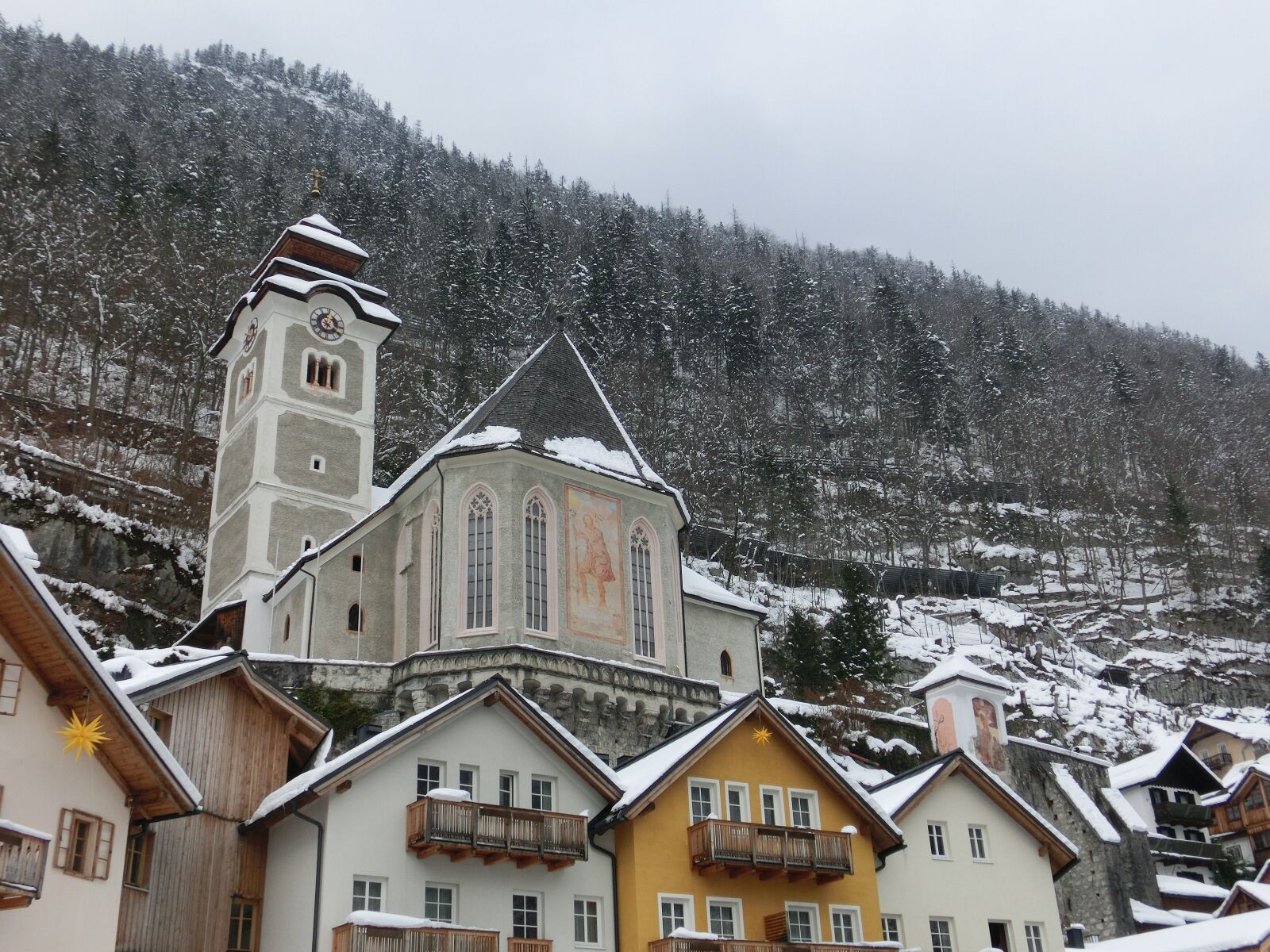 CASIO EX-ZR200 sample photo. Hallstatt, austria, historic centre photography