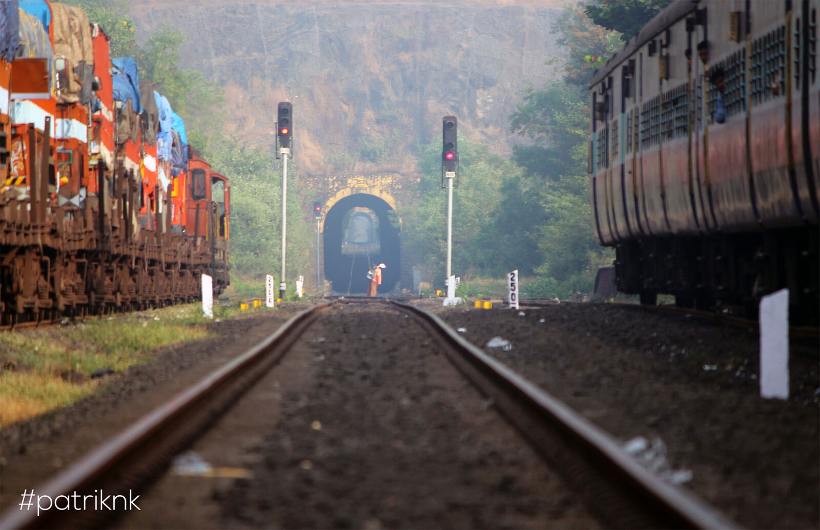 Canon EF-S 55-250mm F4-5.6 IS II sample photo. Railway, railway, line photography