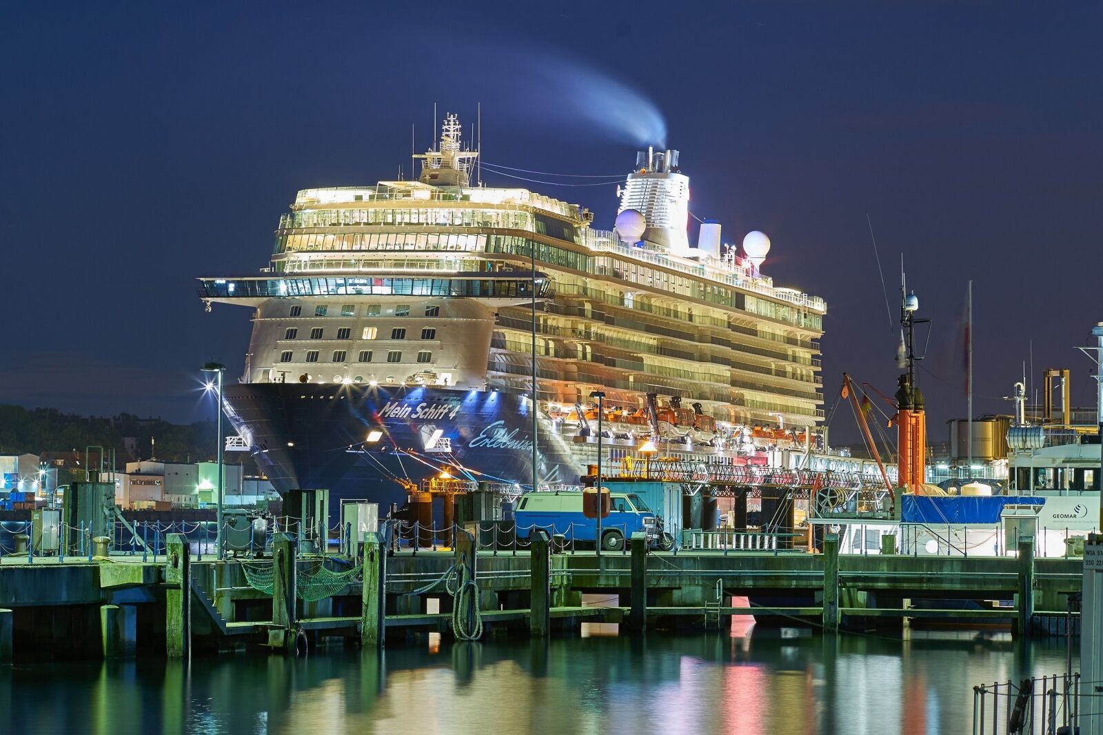Sony a7S sample photo. Cruise ship, dock, vessel photography