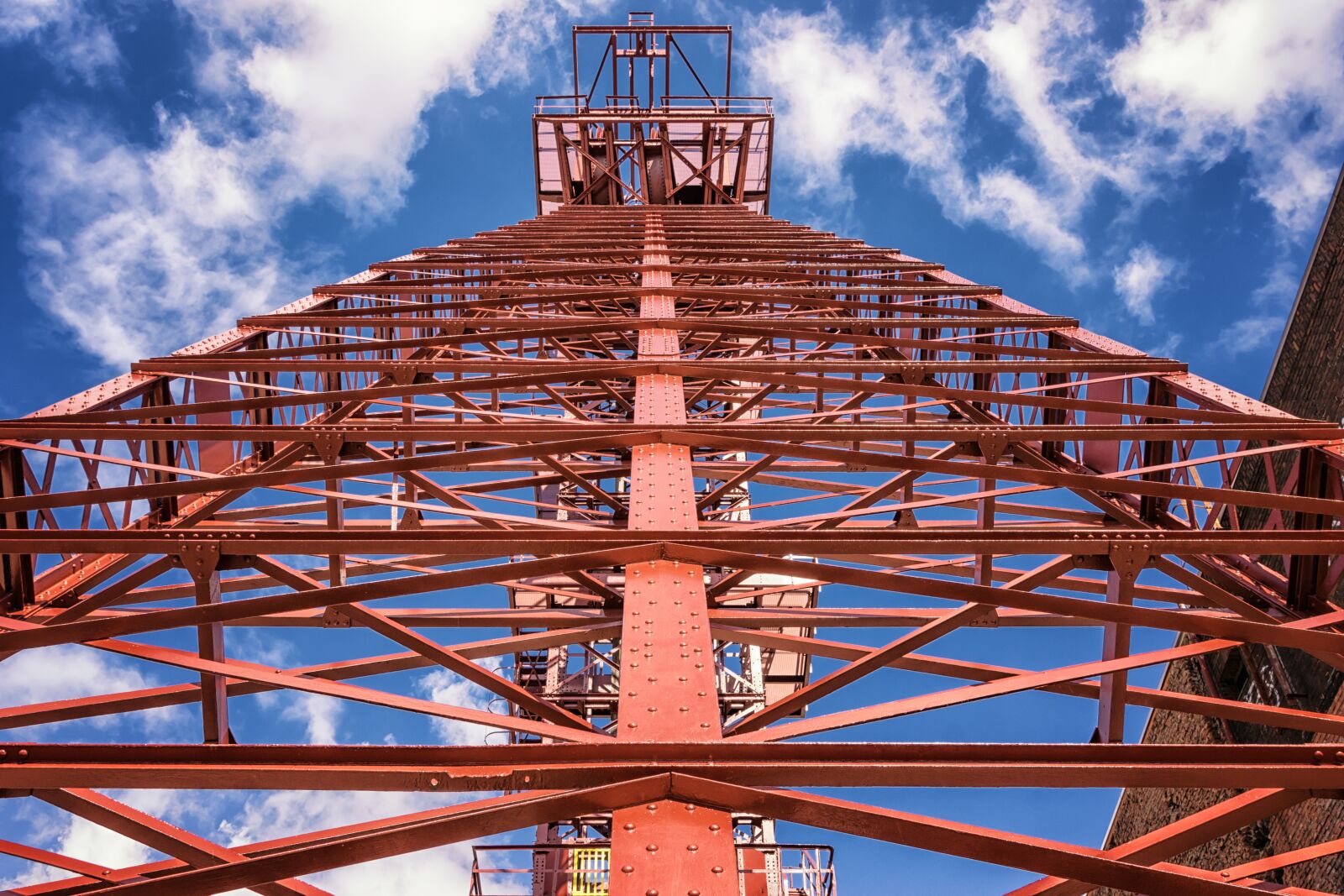 Nikon D3300 sample photo. Headframe, bill, mining photography