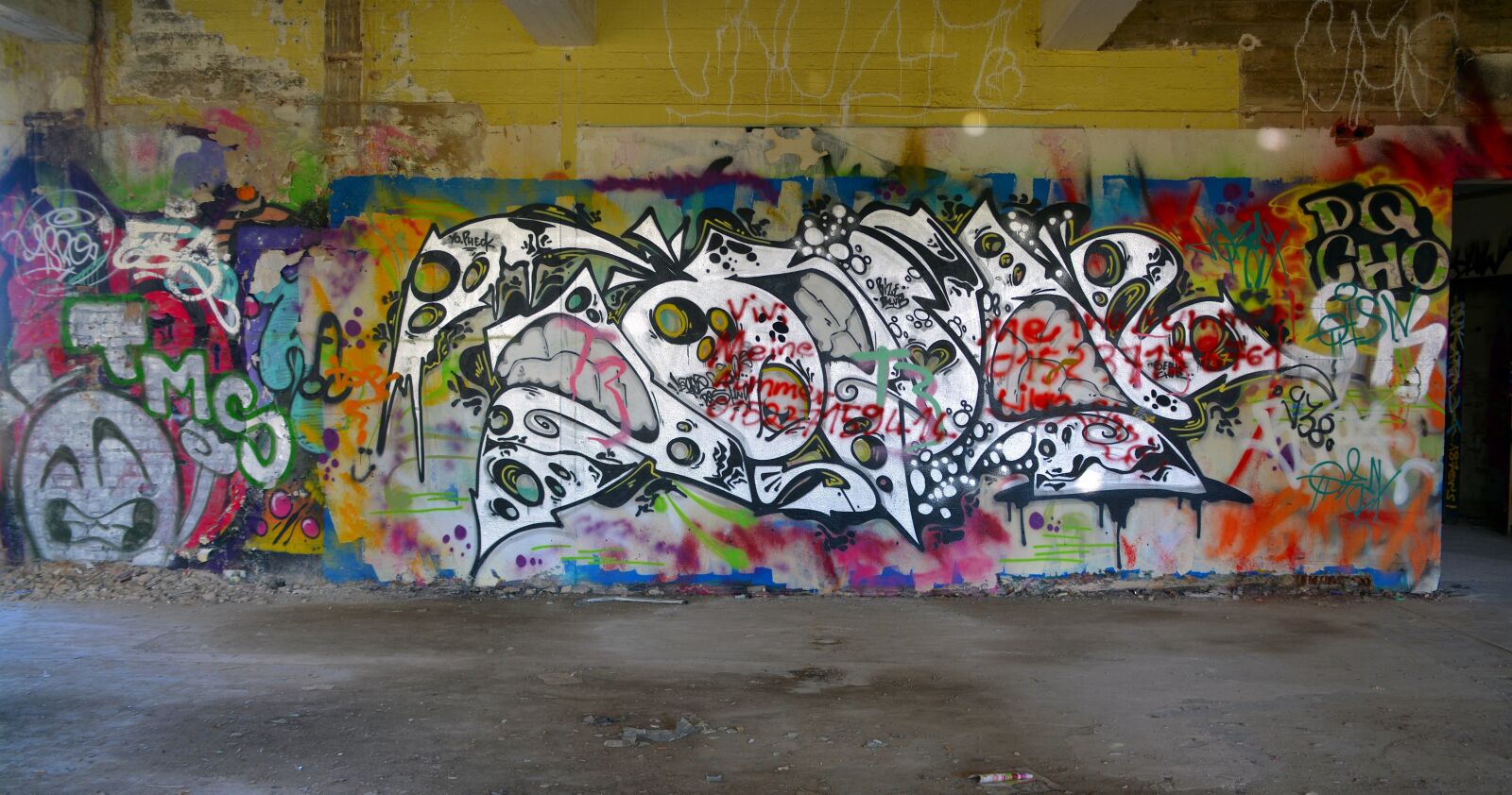 Nikon D5200 sample photo. Lost places, graffiti, ruin photography