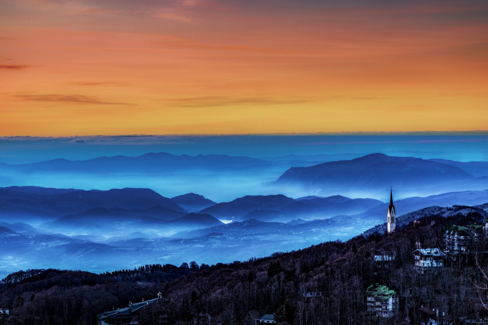 Canon EF 24-105mm F4L IS USM sample photo. Terminillo, rieti, sunset photography