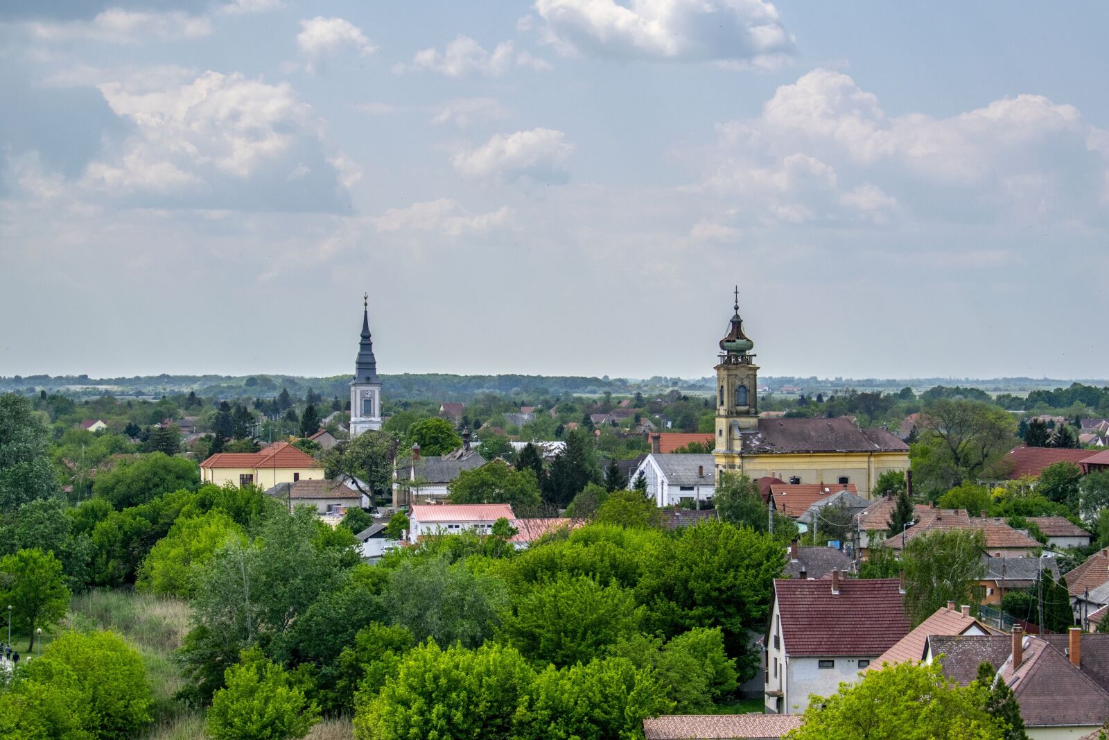 Nikon D5300 sample photo. Poroszlo, scape, church tower photography