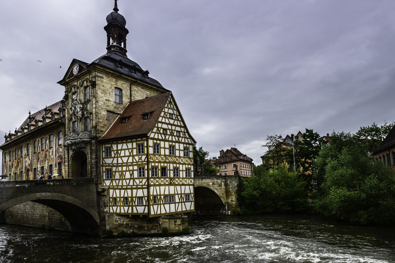 Nikon D800 sample photo. Bamberg, old town hall photography