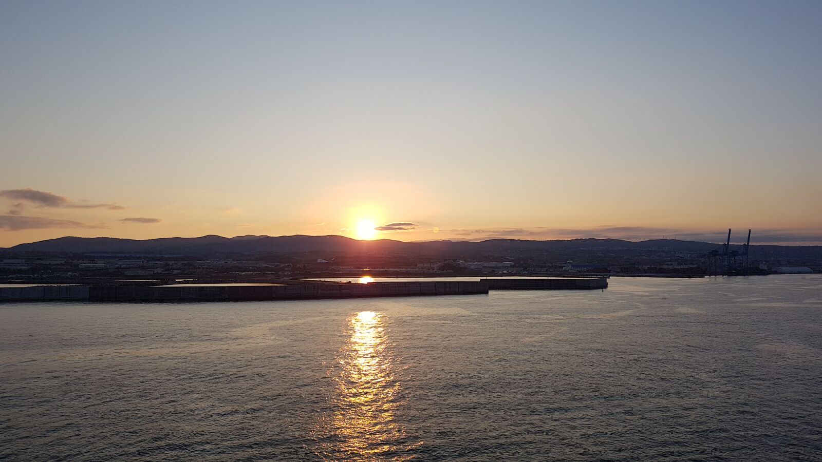 Samsung Galaxy S7 sample photo. Sunset, mediterranean, port photography