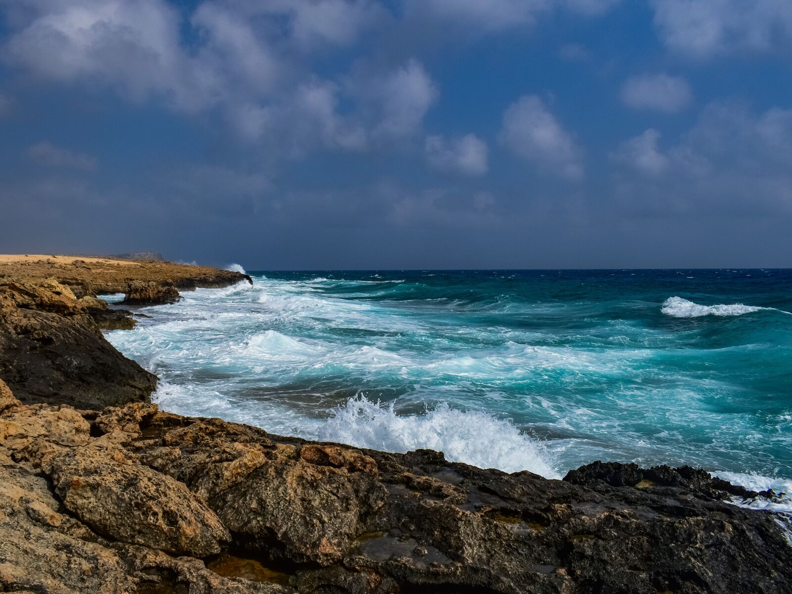 Nikon D3300 sample photo. Rocky coast, waves, sea photography