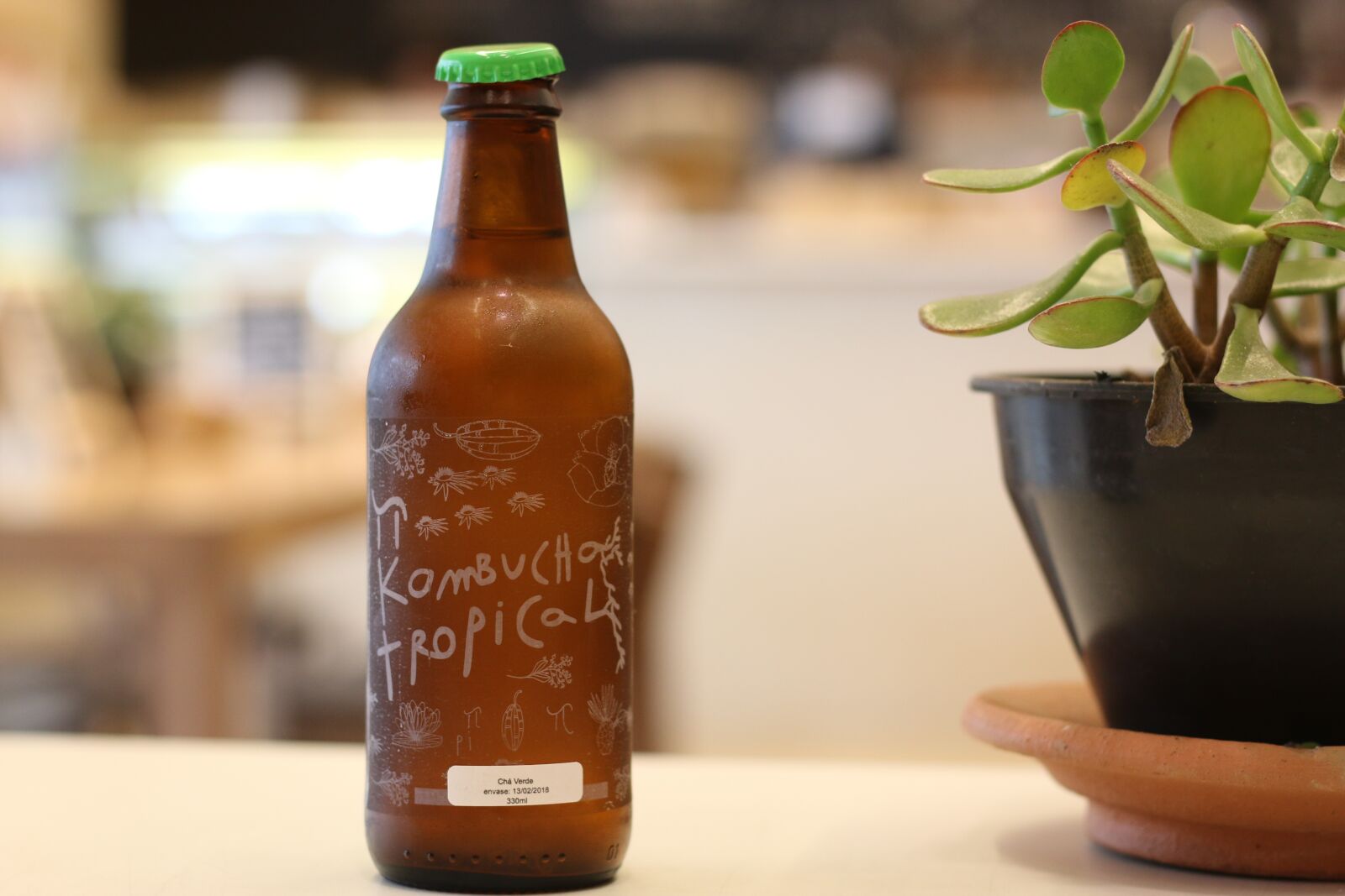 Canon EOS 70D + Canon EF 50mm F1.8 STM sample photo. Kombucha, drink photography
