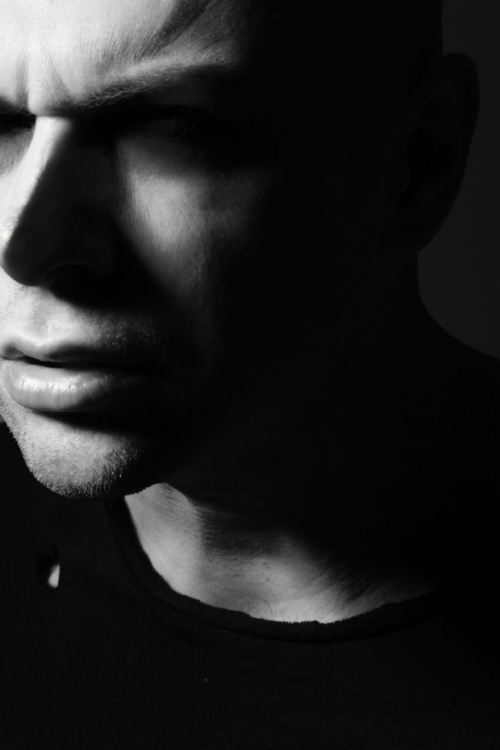 Canon EOS 7D sample photo. Male, portrait, black and photography