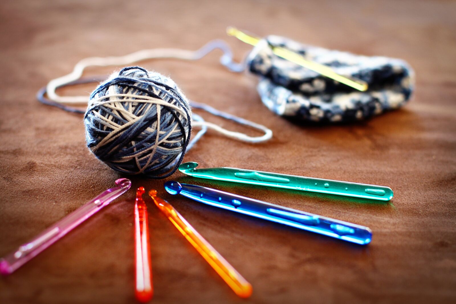 Canon EOS 500D (EOS Rebel T1i / EOS Kiss X3) sample photo. Crochet, wool, yarn photography
