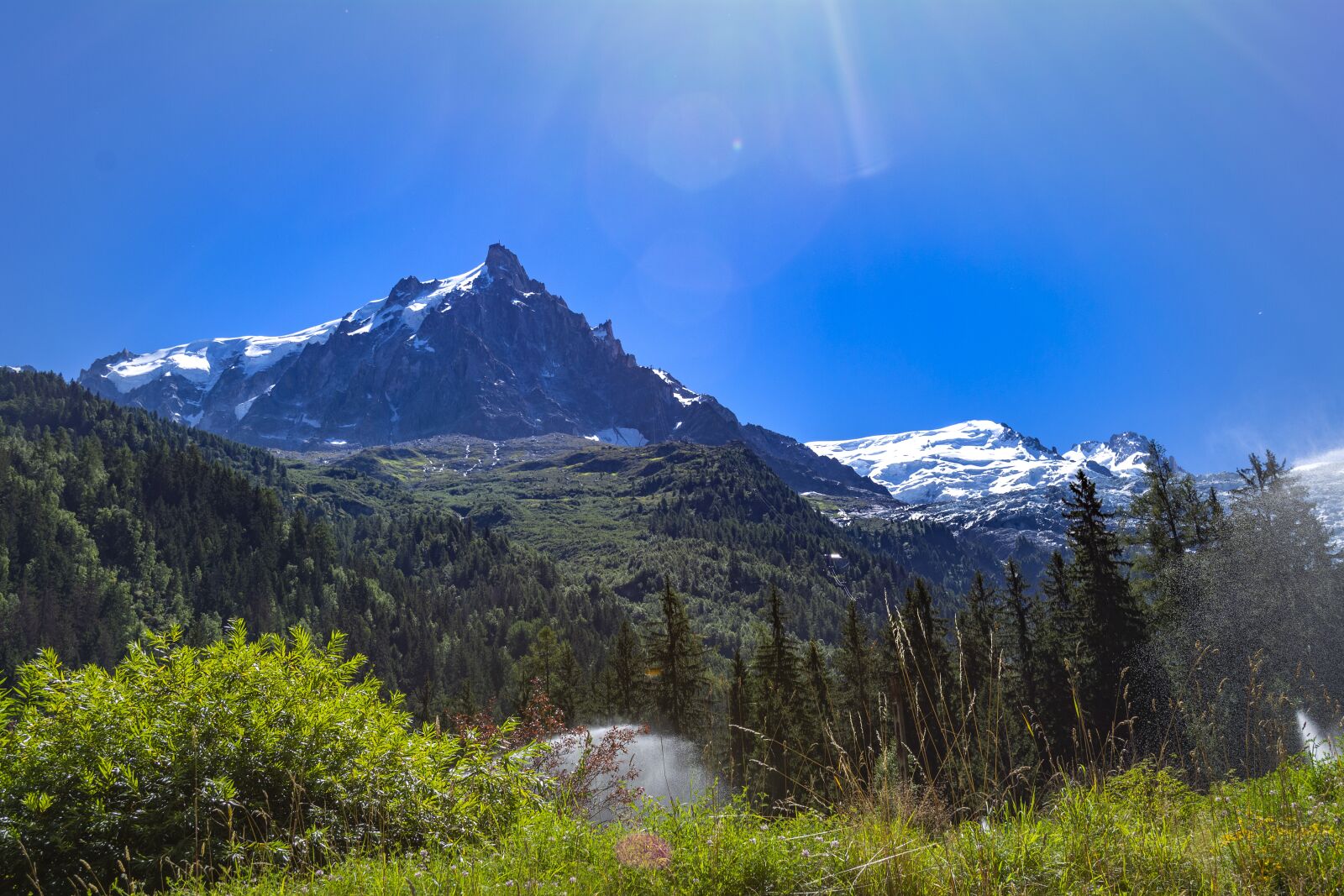 Nikon D5200 sample photo. Chamonix, mont blanc, snow photography