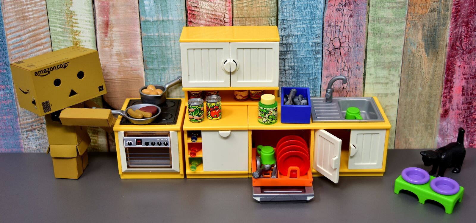 Nikon D7200 sample photo. Danbo, figure, kitchen photography