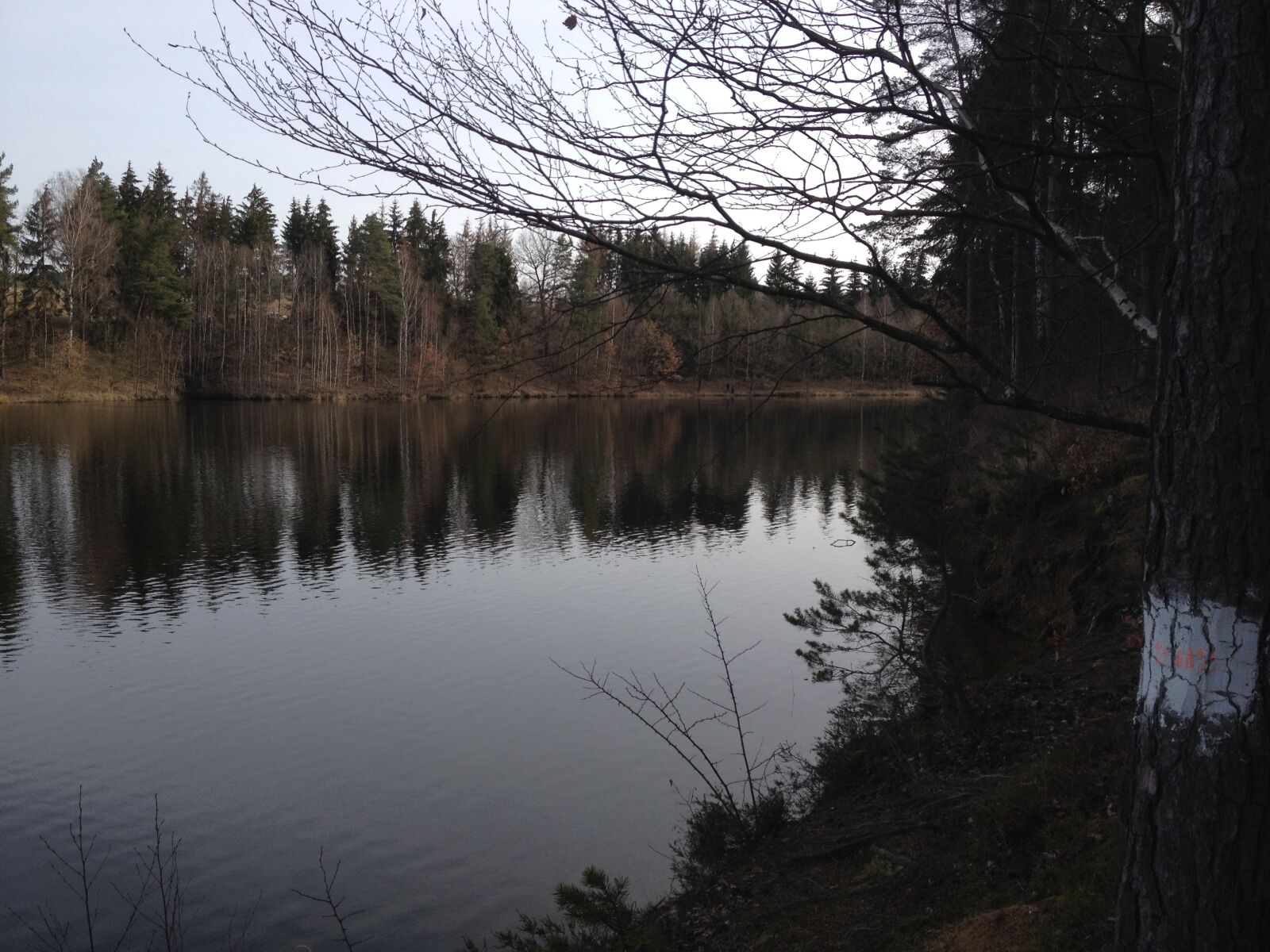Apple iPhone 4S sample photo. Lake, water, nature photography