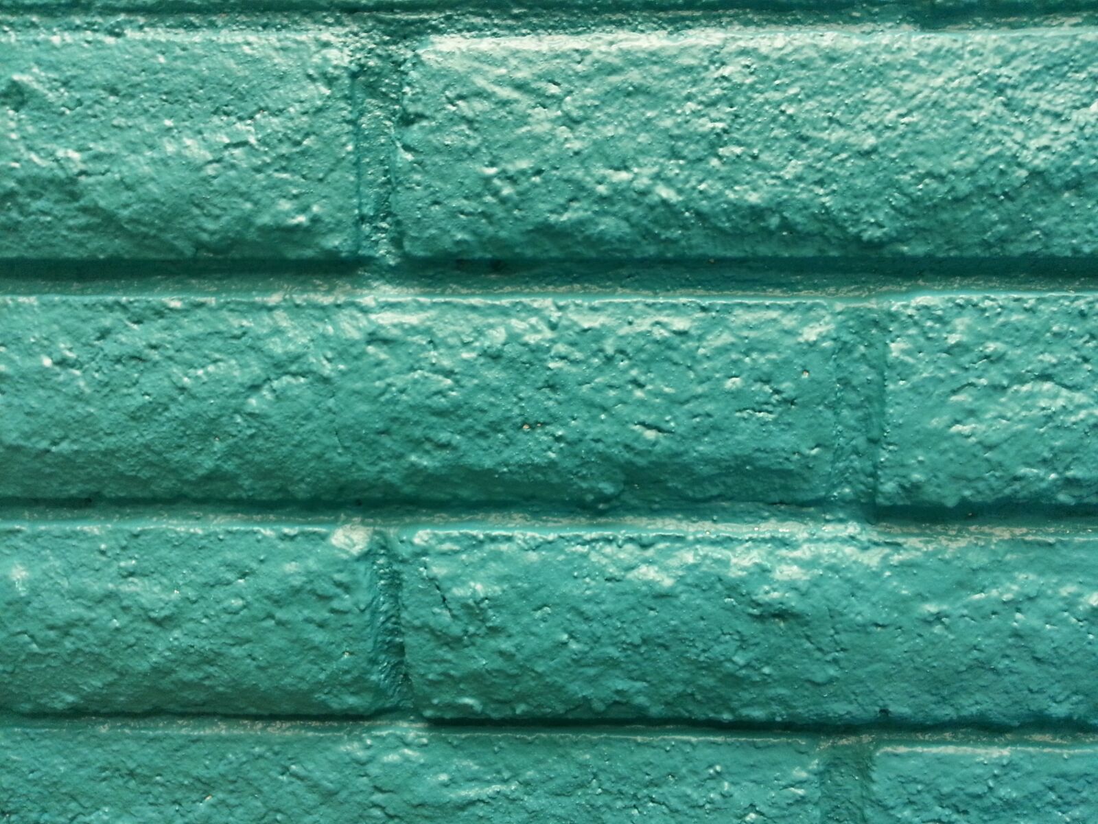 Samsung Galaxy S3 sample photo. Brick, wall, turquoise photography