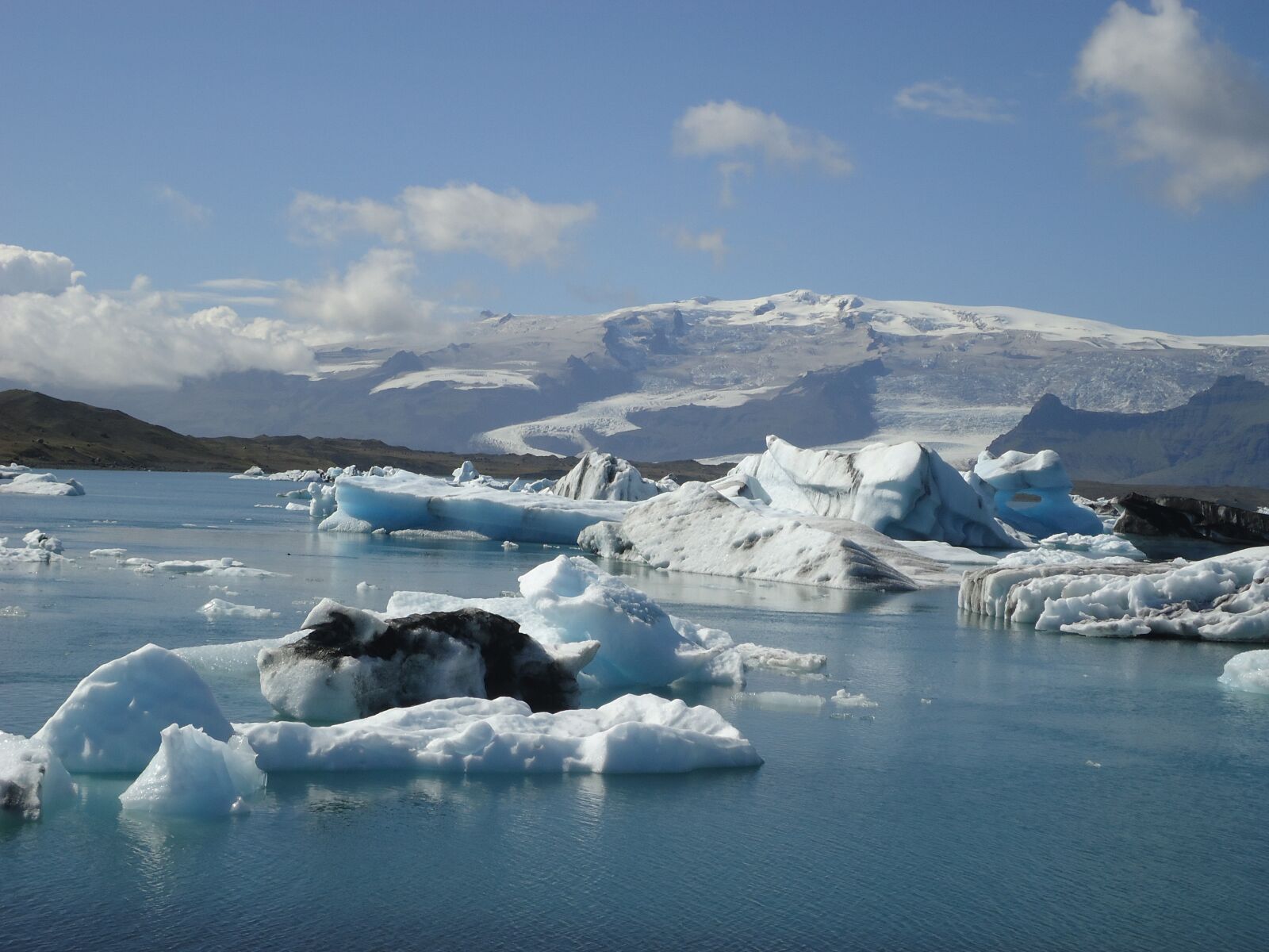 Sony Cyber-shot DSC-W320 sample photo. Glacier, lake, iceland photography