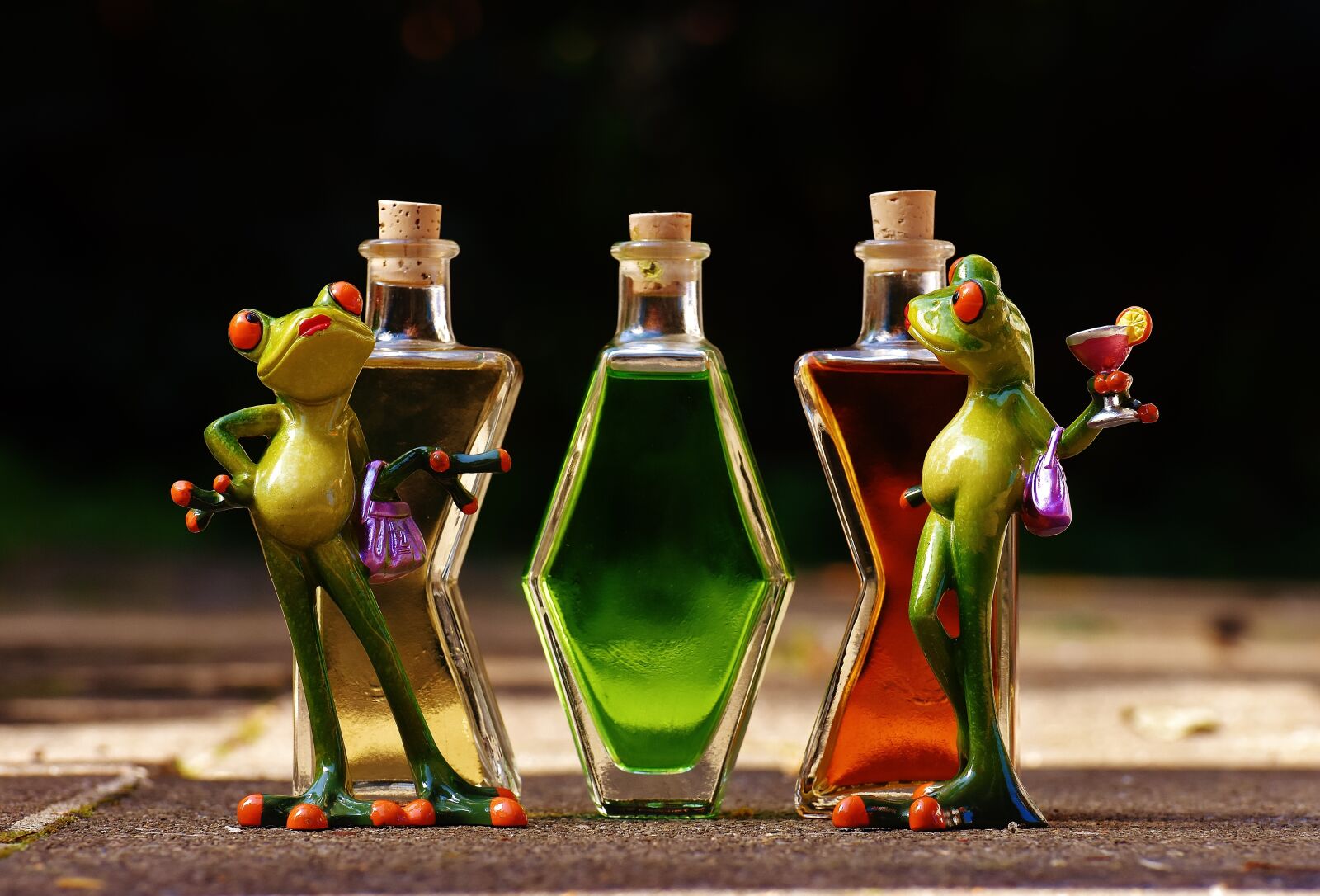 Nikon D7200 sample photo. Frogs, chicks, beverages photography