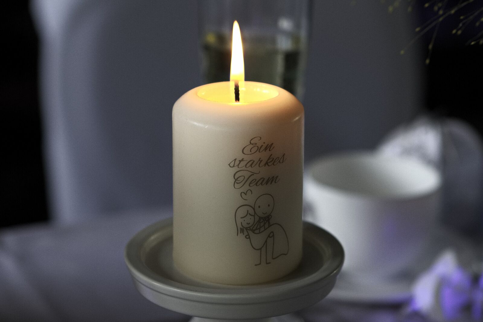 Canon EOS 7D + Canon EF 24-70mm F2.8L USM sample photo. Candle, wedding, pair photography