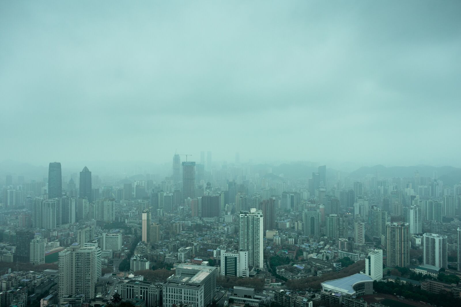 Nikon D3400 sample photo. City, cityscape, haze photography