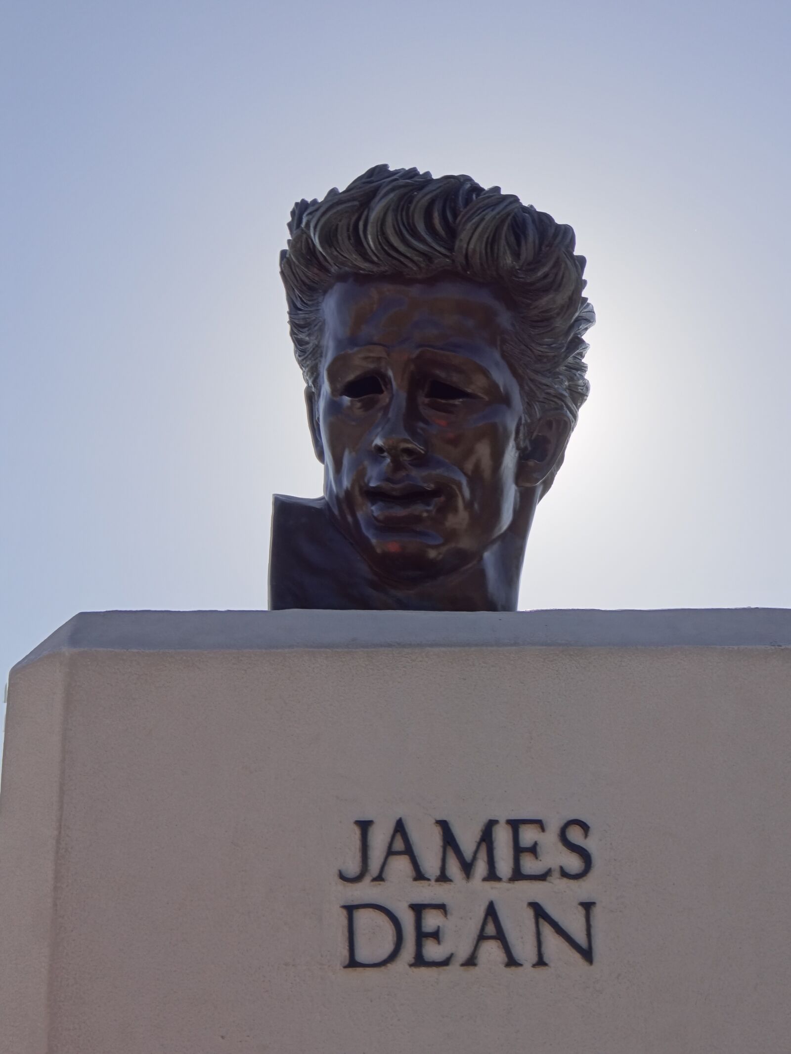 Sony Cyber-shot DSC-HX100V sample photo. James dean, sculpture, trip photography