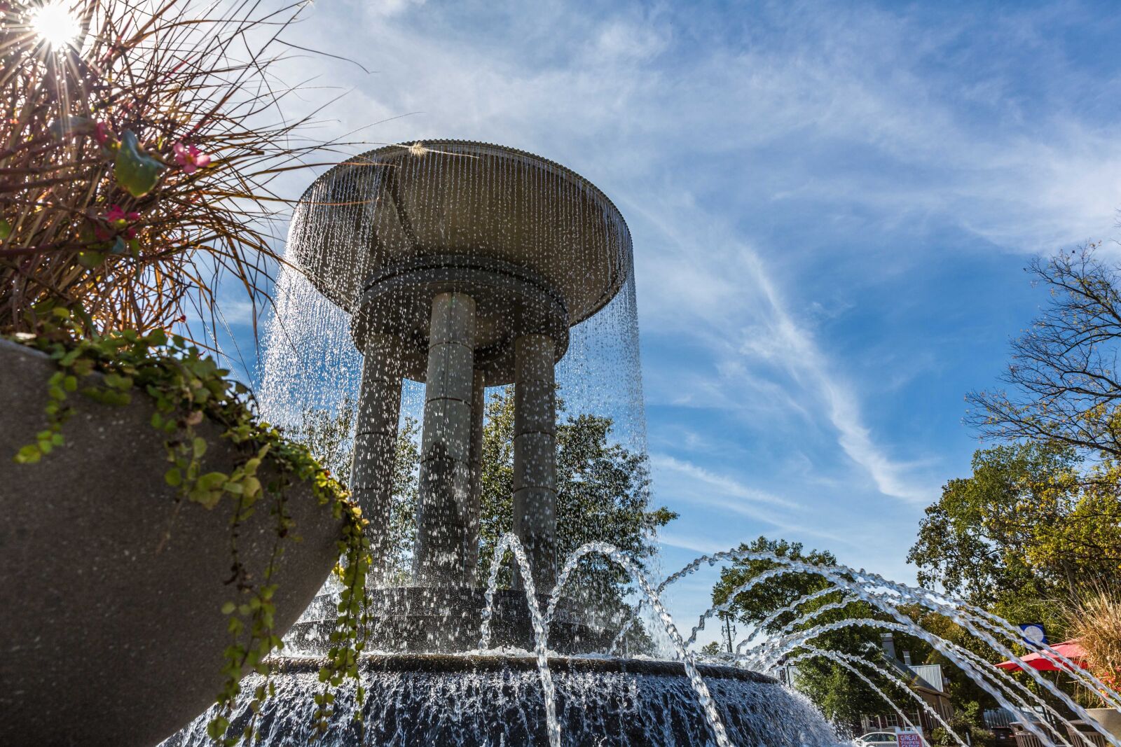 Canon EF 24-70mm F2.8L II USM sample photo. Water, fountain, park photography