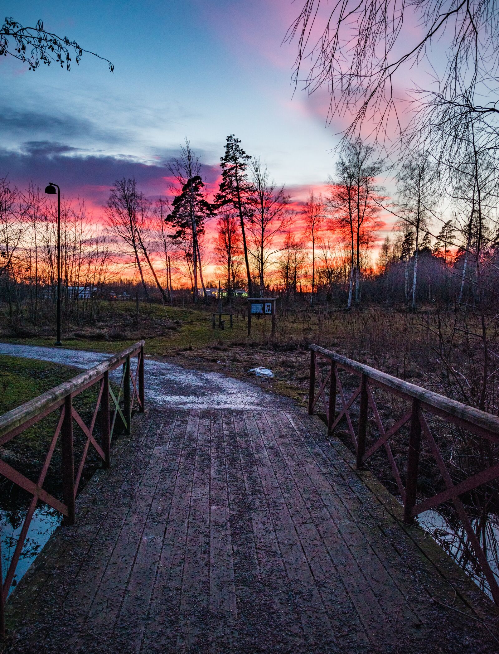 Nikon D5600 sample photo. Sunset, bridge, landscape photography