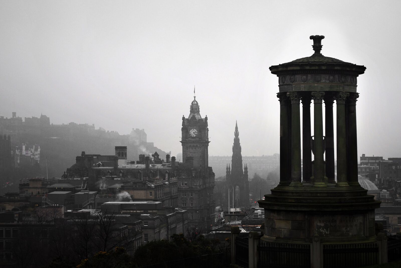 Nikon D60 sample photo. Edinburgh, carlton hill, landscape photography