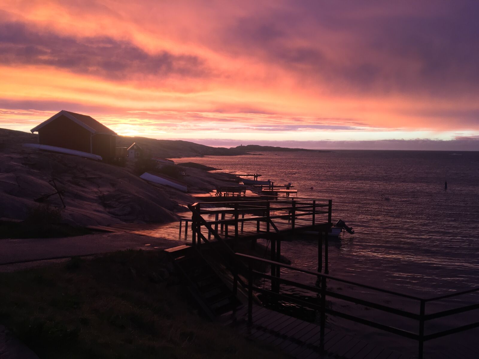 Apple iPhone 6s sample photo. Sunset, smögen, himmel photography