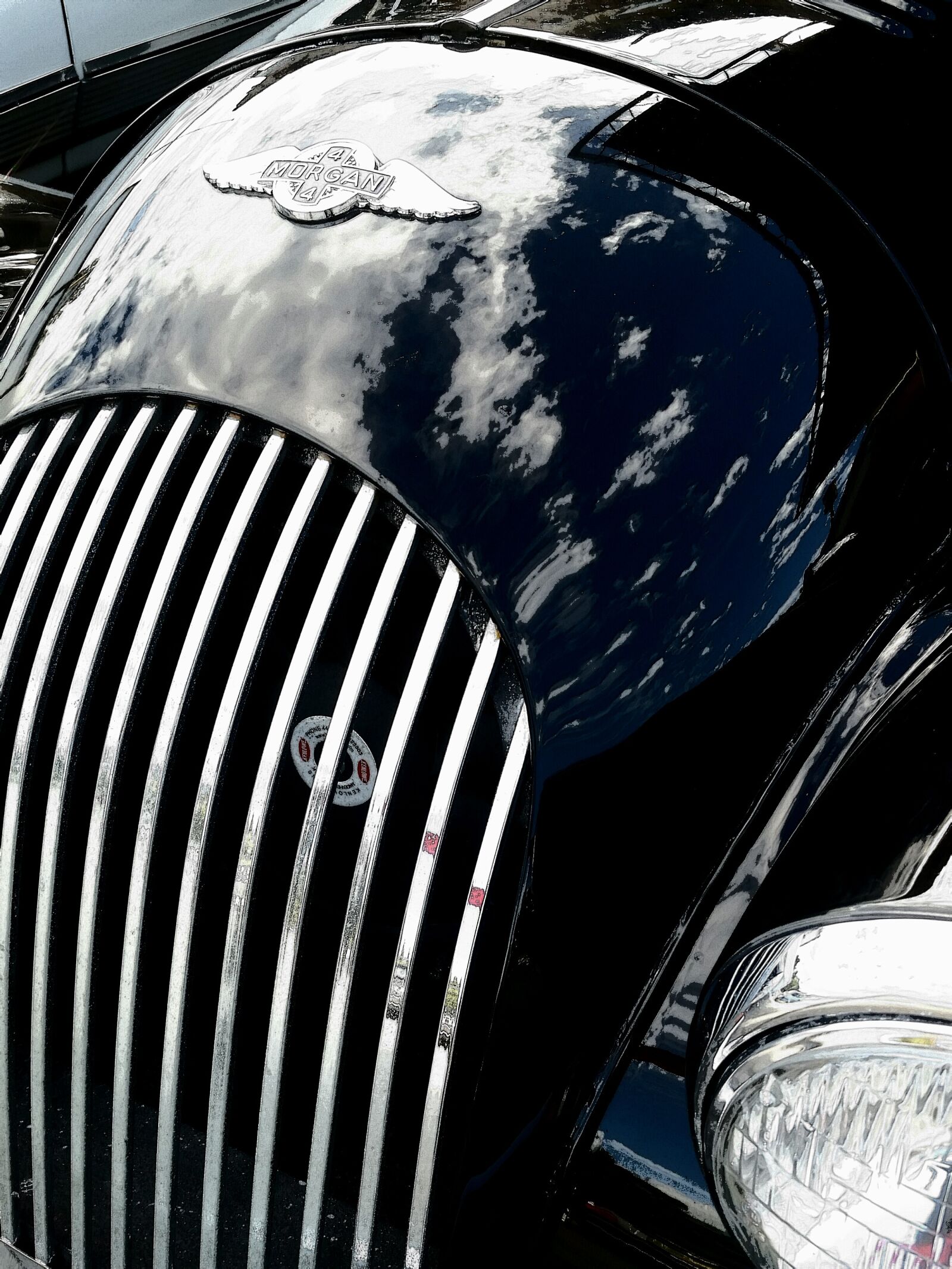 Samsung Galaxy S5 sample photo. Morgan, classic car, vintage photography