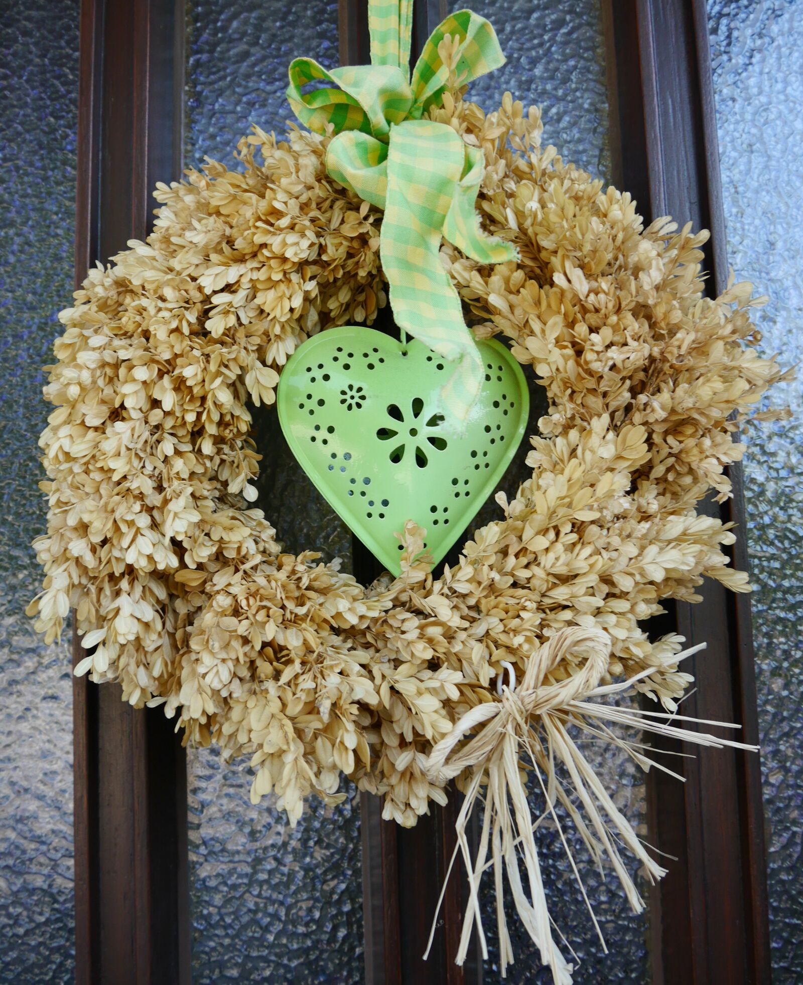 Panasonic Lumix DMC-G6 sample photo. Door wreath, autumn, wreath photography