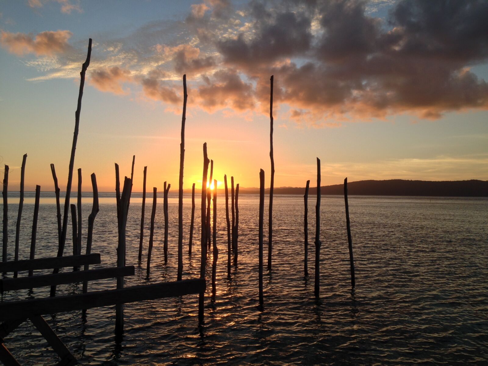 Apple iPhone 5 sample photo. Sunset, sea, landscape photography