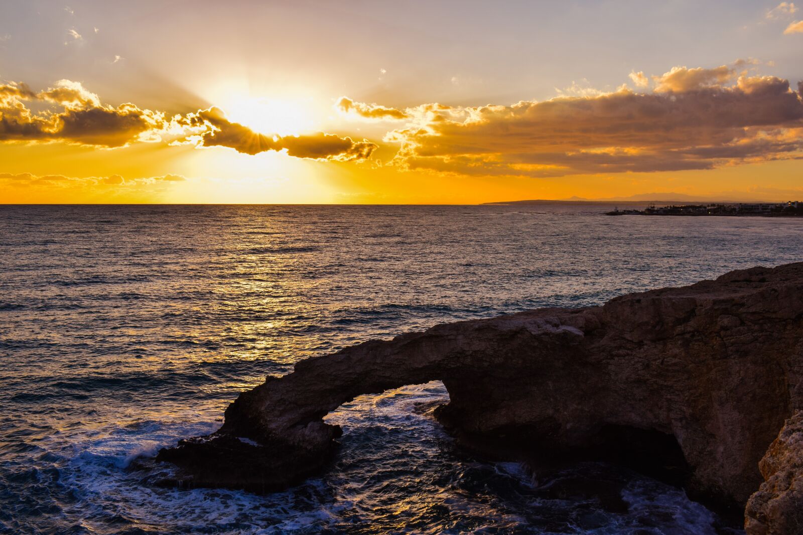 Nikon D3300 sample photo. Sunset, rocky coast, sea photography