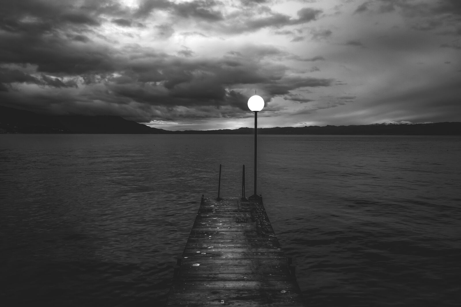 Nikon D3300 sample photo. Pier, dock, lamp photography