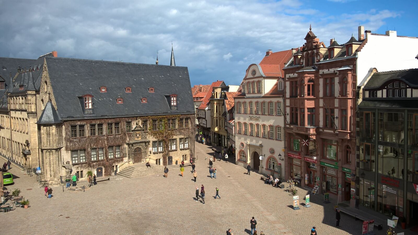 Microsoft Lumia 640 LTE sample photo. Quedlinburg, town hall, marketplace photography