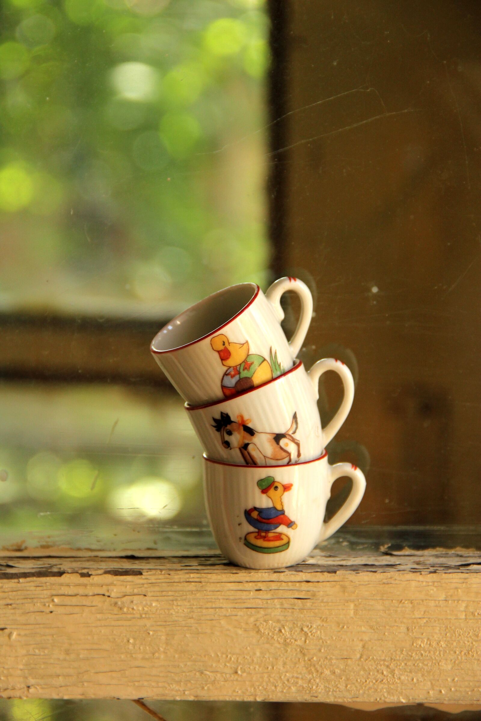 Canon EOS 550D (EOS Rebel T2i / EOS Kiss X4) sample photo. Cup, child, duck photography