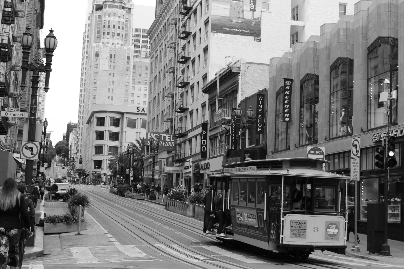 Canon EOS 100D (EOS Rebel SL1 / EOS Kiss X7) sample photo. San francisco, tram, california photography
