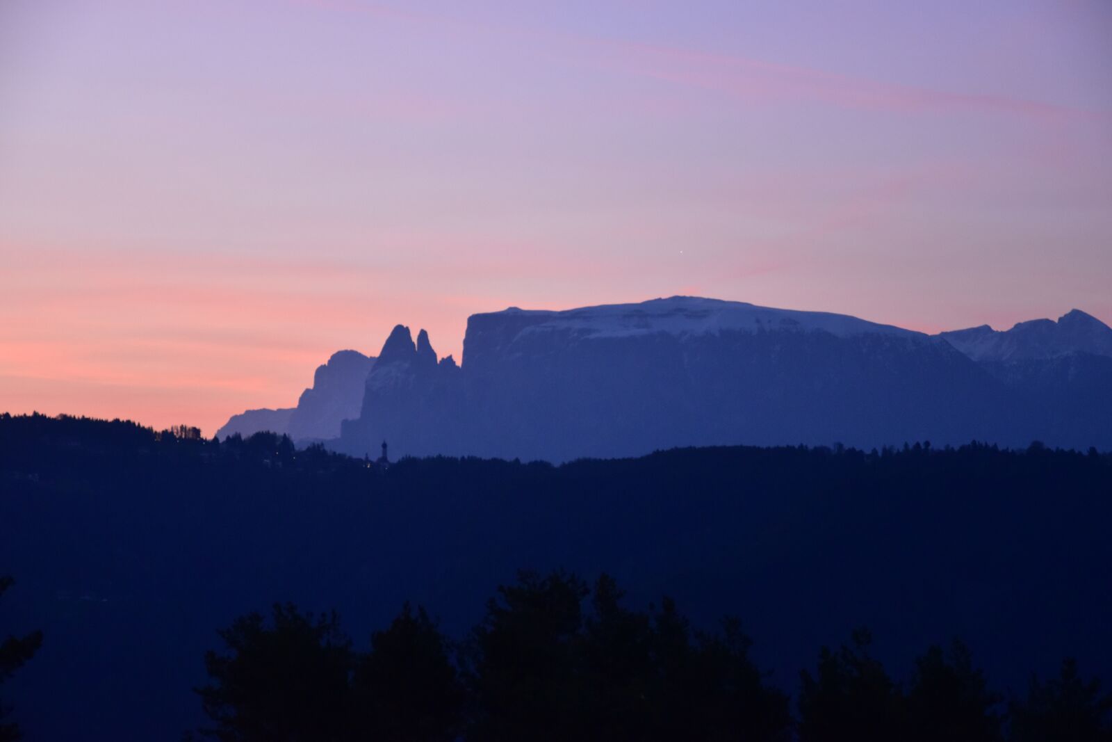 Nikon D5500 sample photo. Dolomites, mountains, sunrise photography