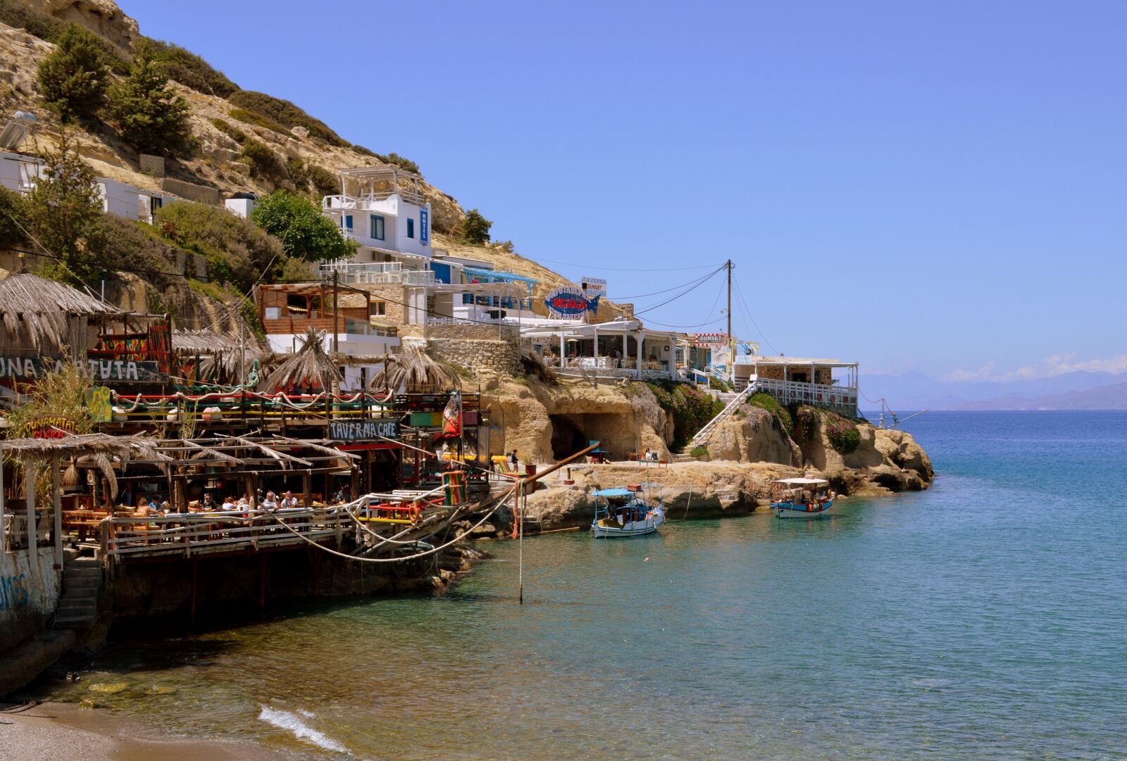 Nikon D5100 sample photo. Crete, matala, greek island photography