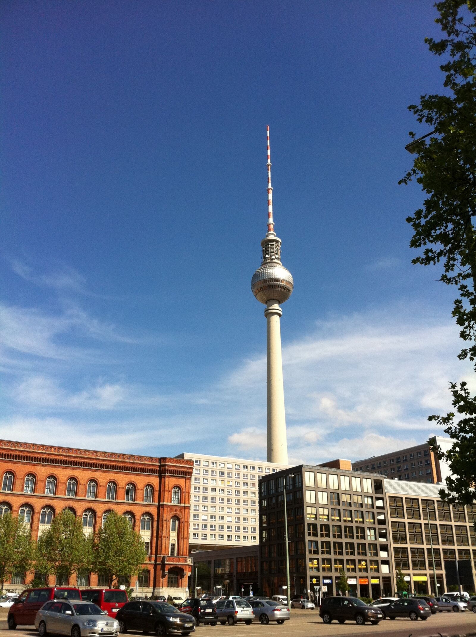 Apple iPhone 4 sample photo. Berlin, television, tower photography