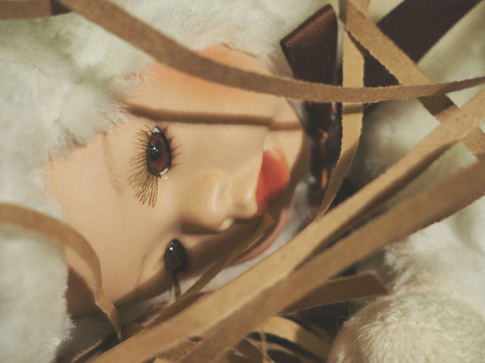 Olympus OM-D E-M10 II sample photo. Baby, doll, eyes, face photography