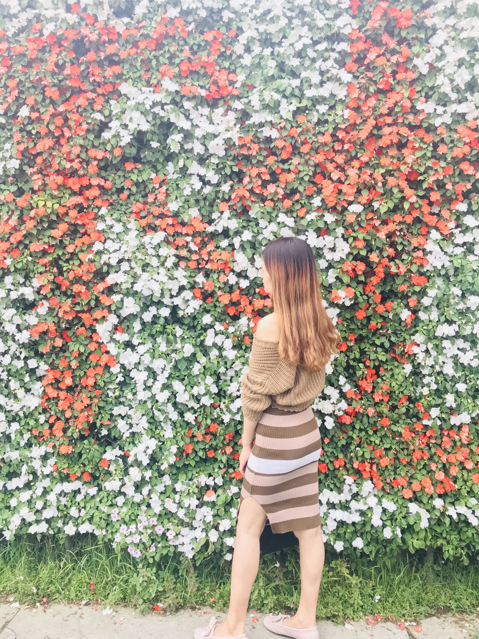 Apple iPhone 7 Plus sample photo. Tags girl, landscape, flowers photography