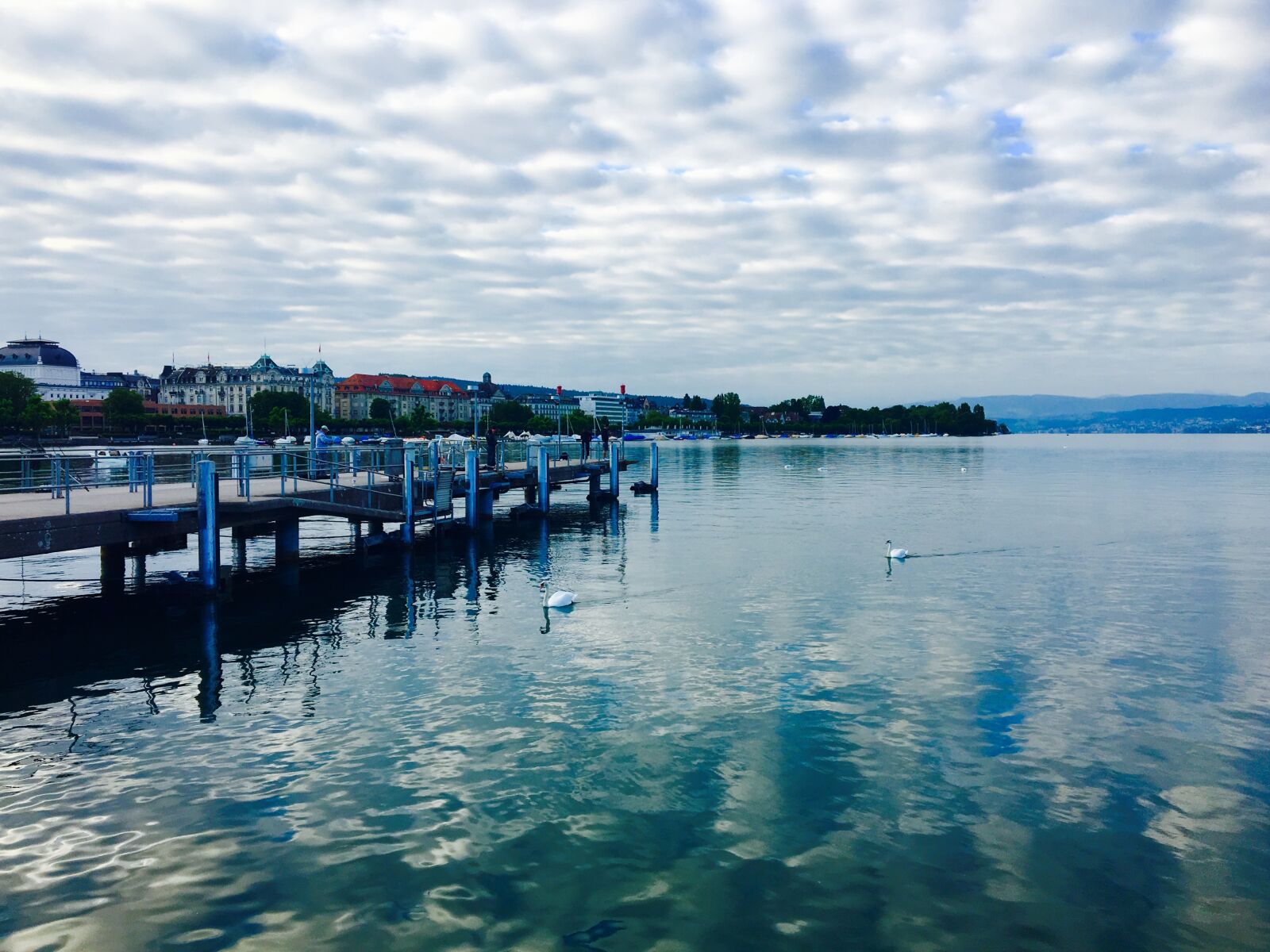 Apple iPhone 6s sample photo. Lake, switzerland, fisherman photography