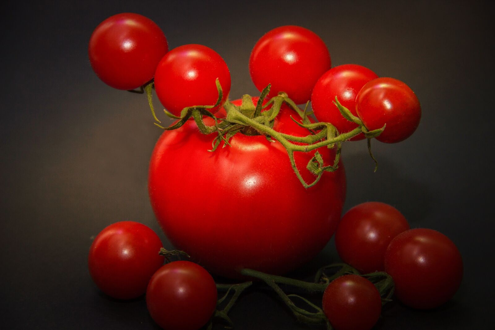 Canon EOS 600D (Rebel EOS T3i / EOS Kiss X5) sample photo. Tomatoes, red, green photography