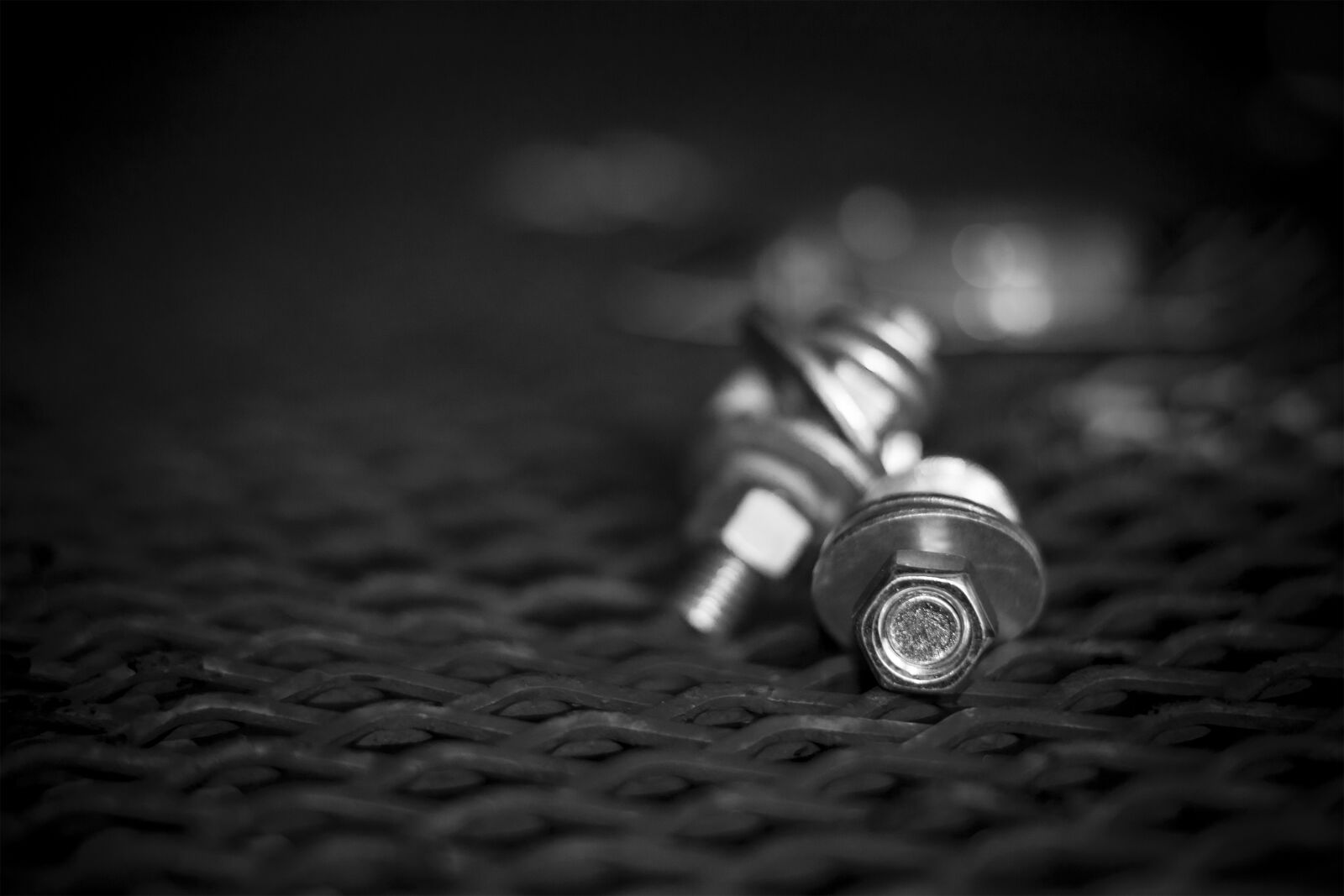 Nikon D7100 sample photo. Bolts, metal, industrial photography