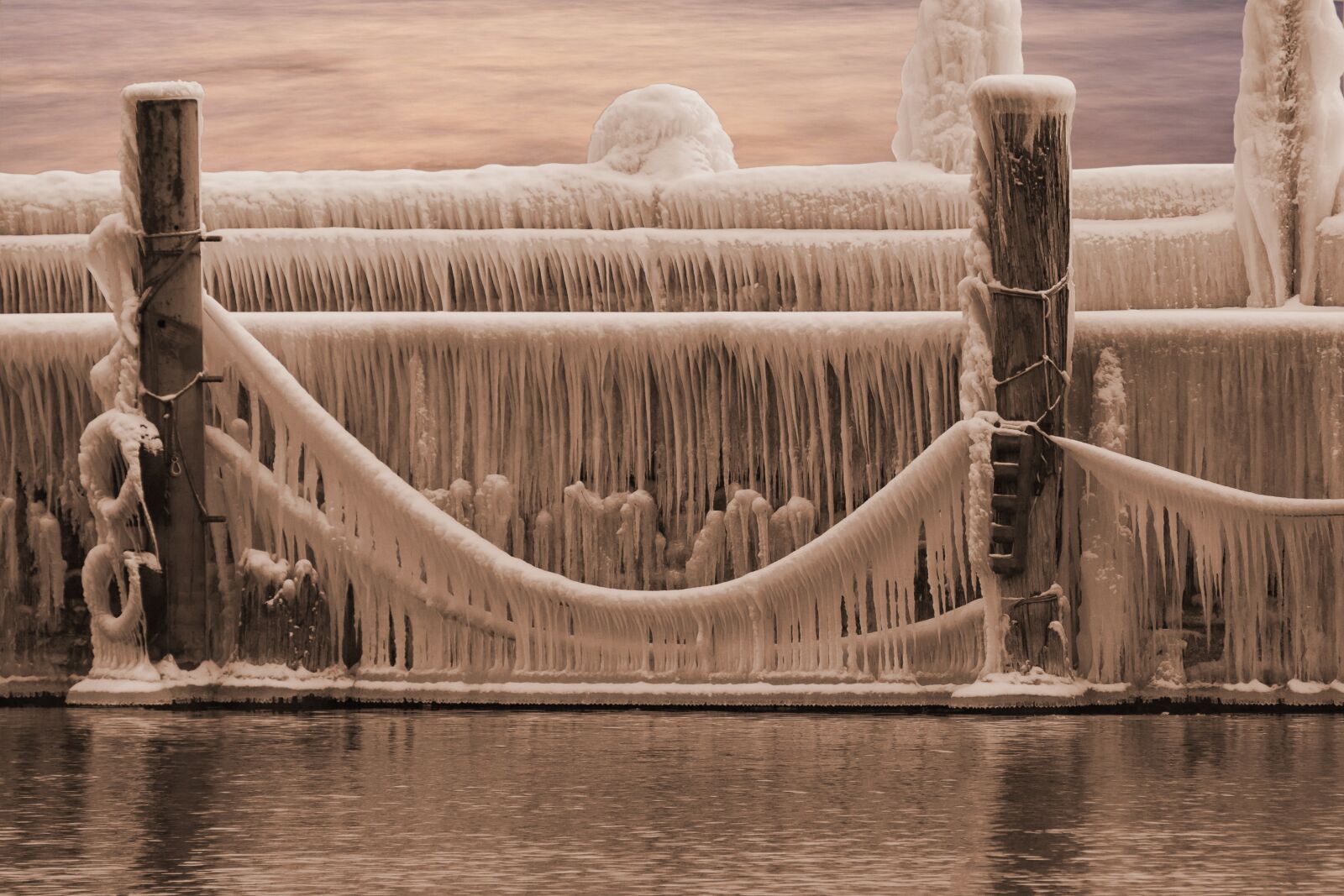 Canon EOS 50D sample photo. Ice, winter, water photography