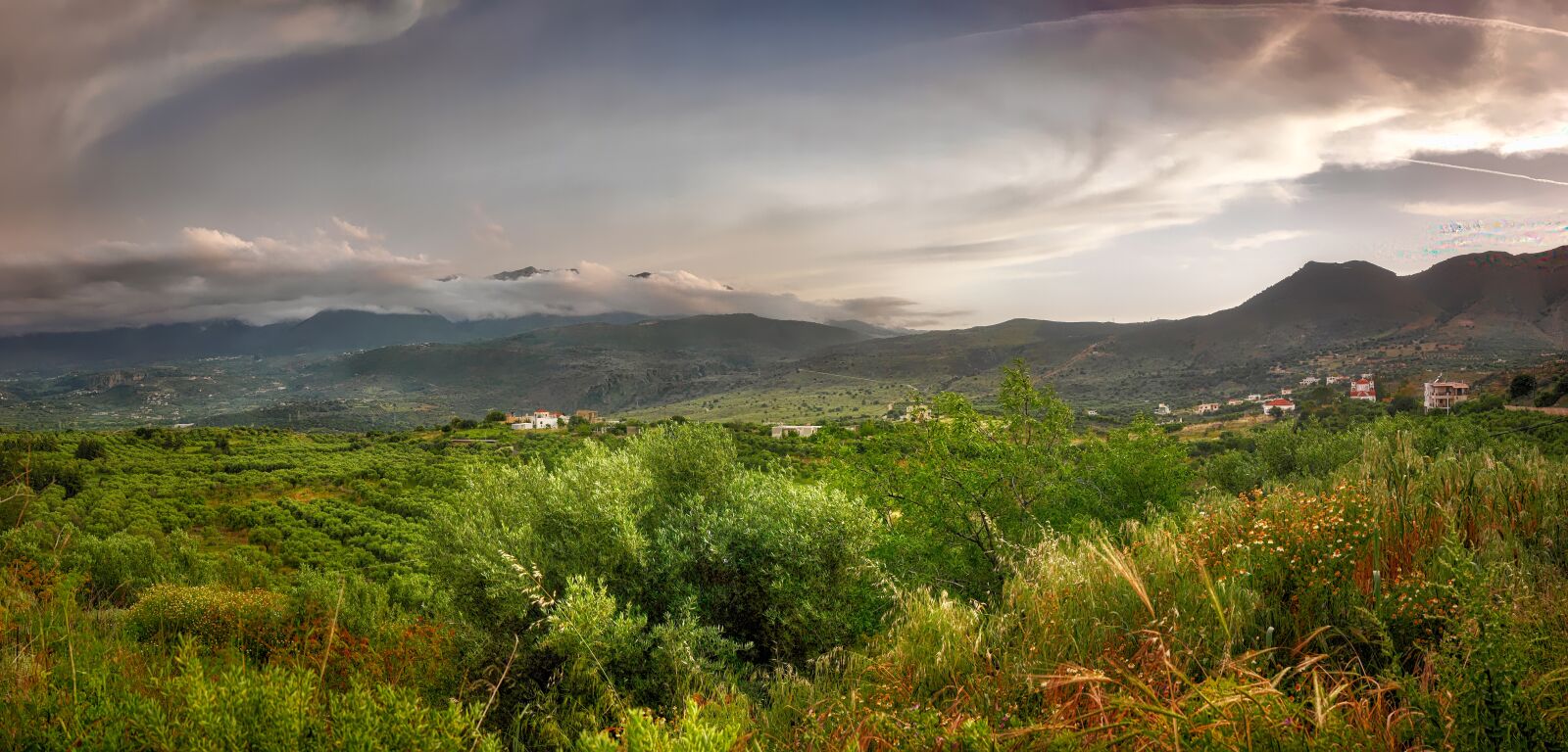 Panasonic Lumix DMC-GX7 sample photo. Crete, abendstimmung, mountains photography
