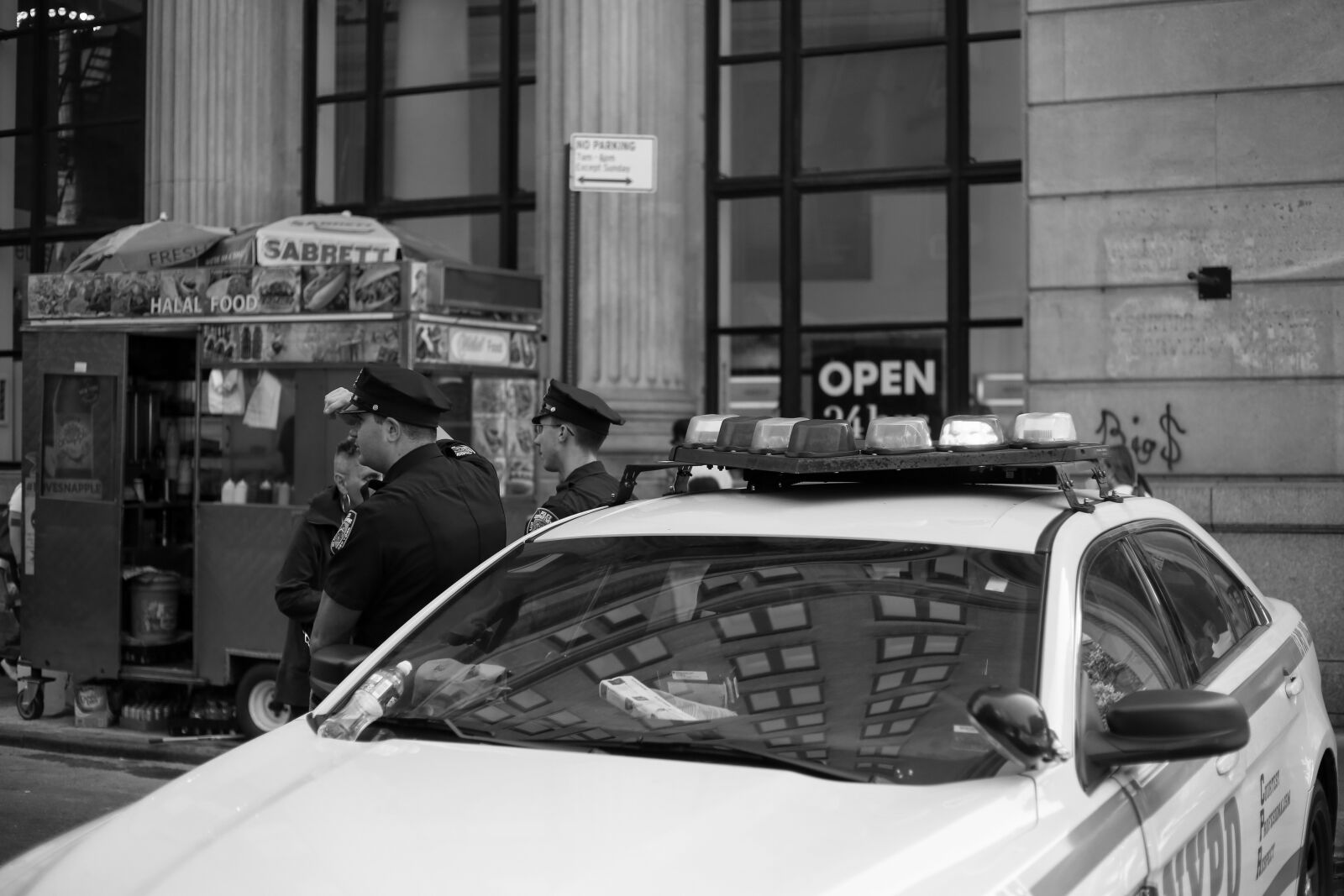 Canon EOS 6D + Canon EF 50mm F1.8 STM sample photo. Cops, new york, police photography