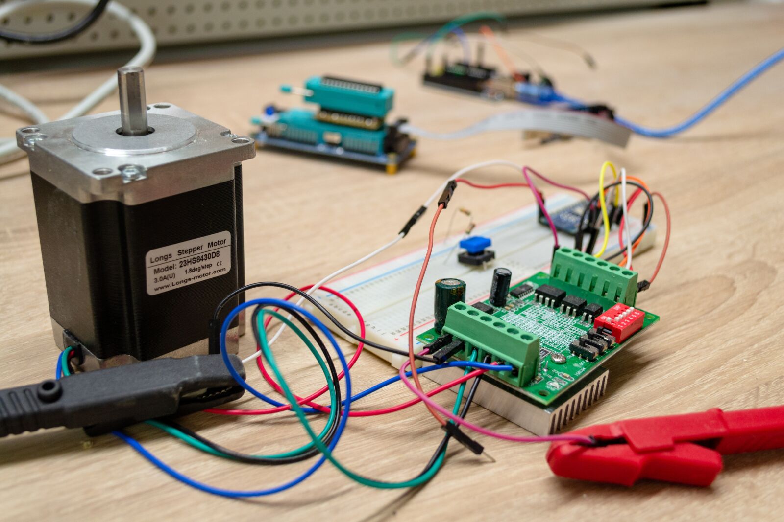 Nikon D3100 sample photo. Electronics, stepper motor, electrical photography