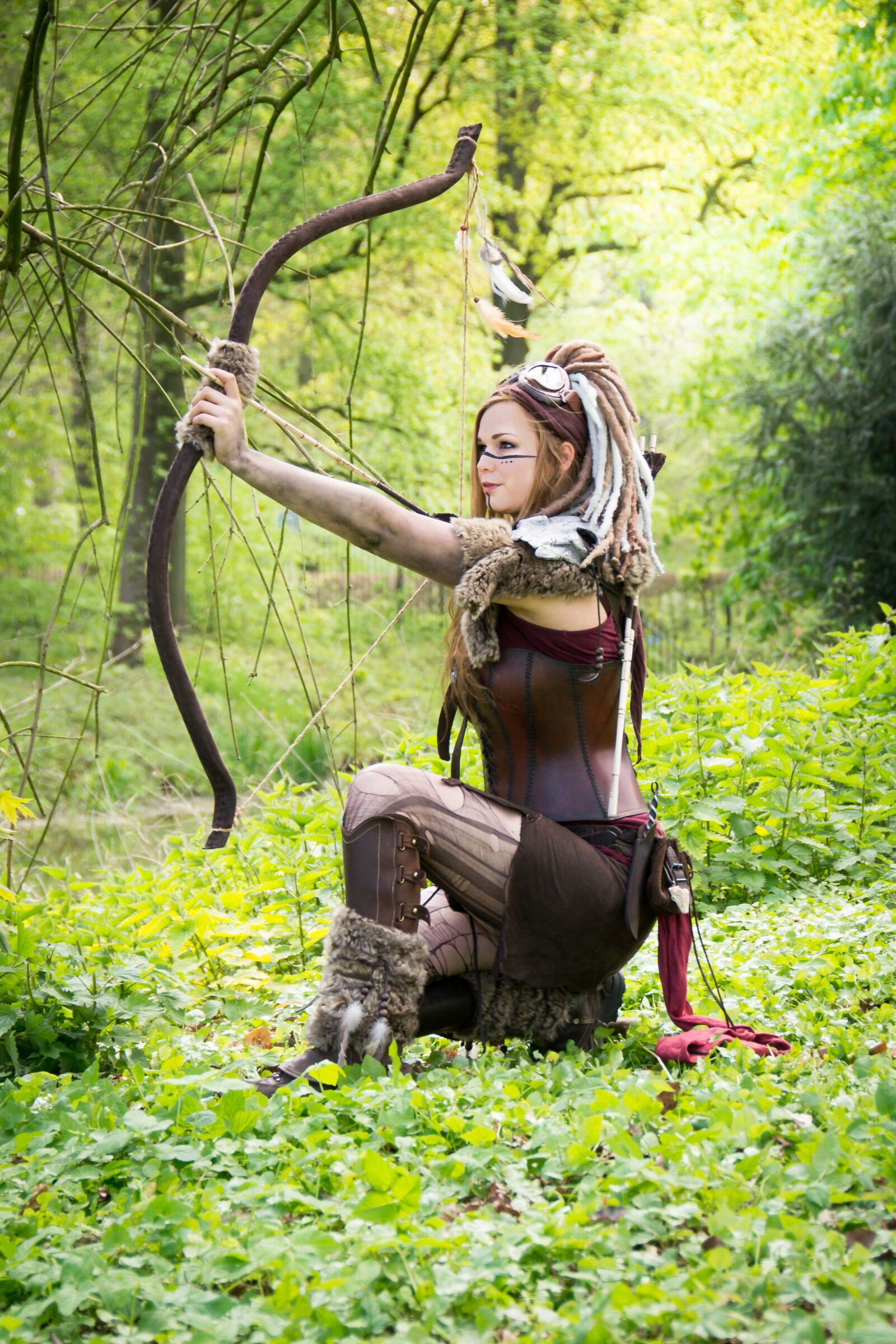 Nikon D3100 sample photo. Model, arrow, arc photography