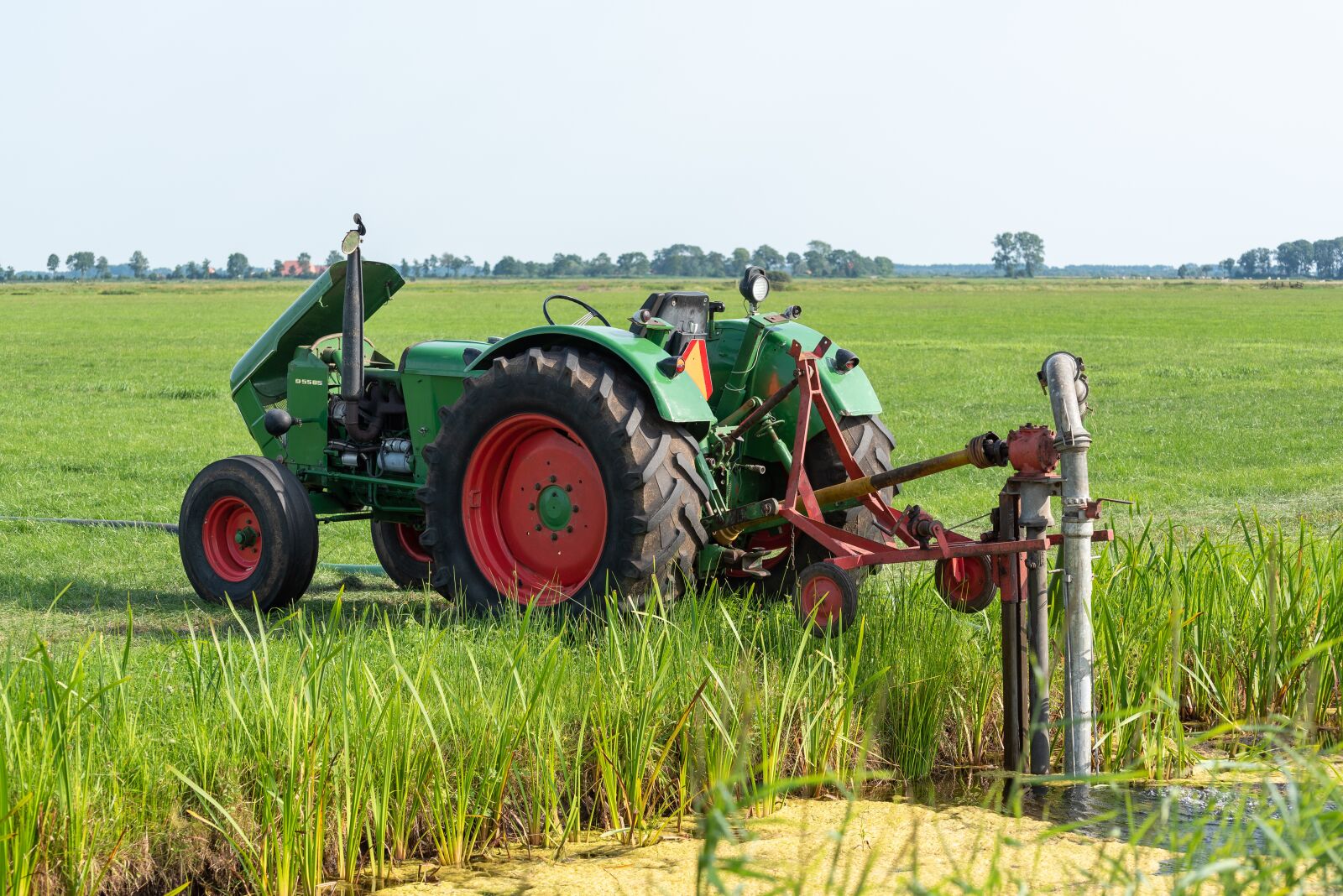 Nikon D750 sample photo. Tractor, grass, agriculture photography