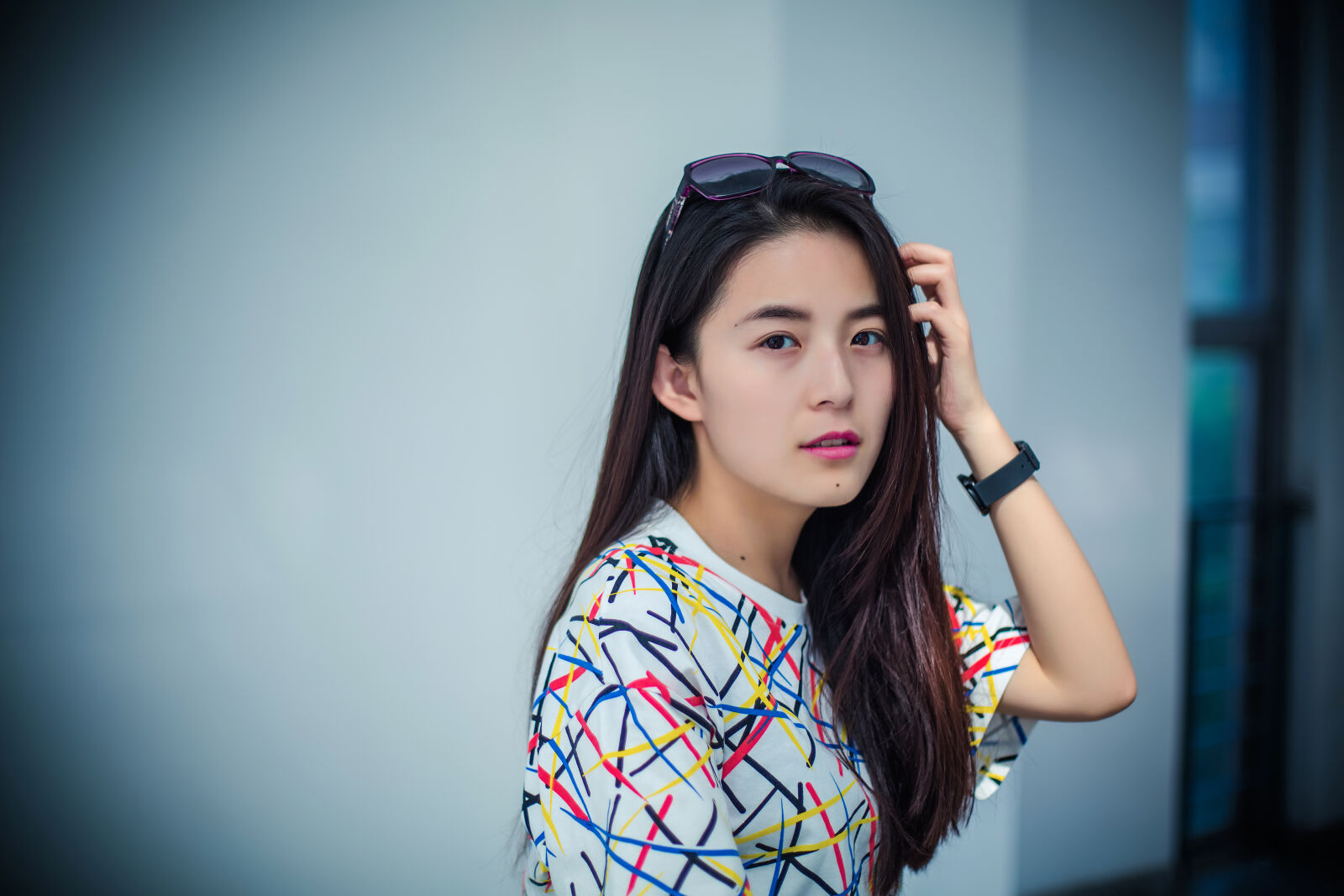 Canon EF 50mm F1.4 USM sample photo. Portrait, of, smiling, girl photography