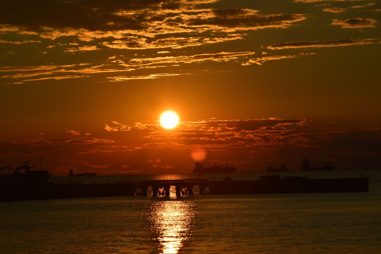 Nikon D3300 sample photo. Sunset, see, trieste photography